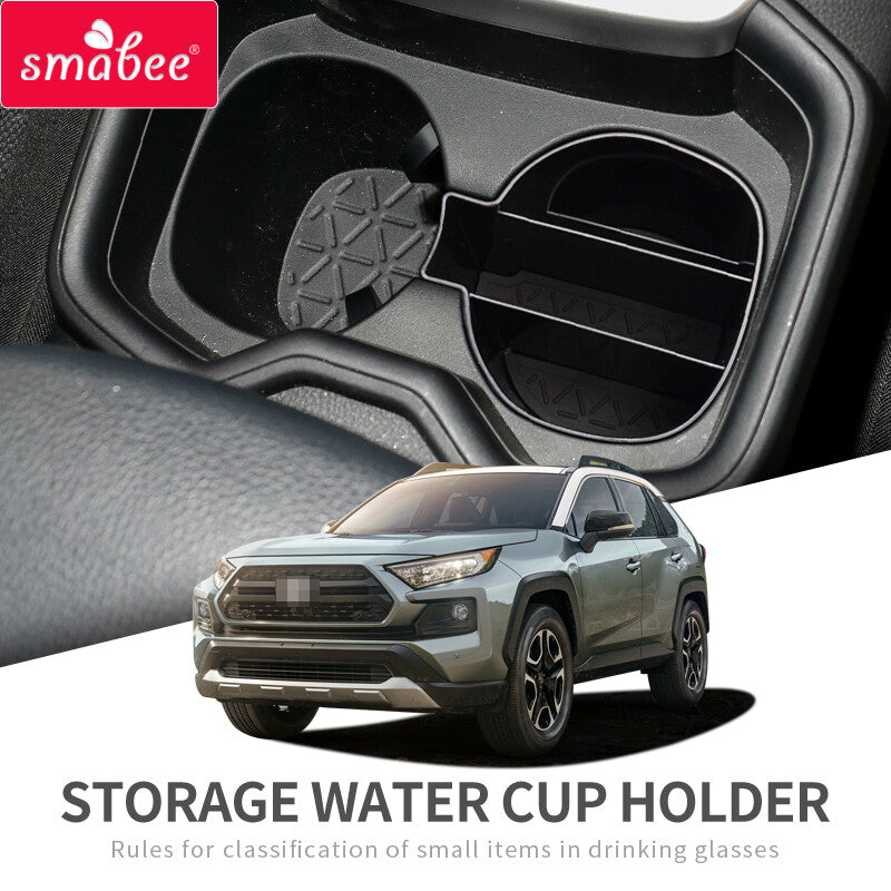 Water Cup Holder Storage Box for Toyota RAV4 2019 2020 XA50 RAV 4 50 Card phone