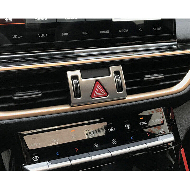 for Kia Forte 2019-2022 Emergency Stop Light Lamp Switch Warning Button Cover