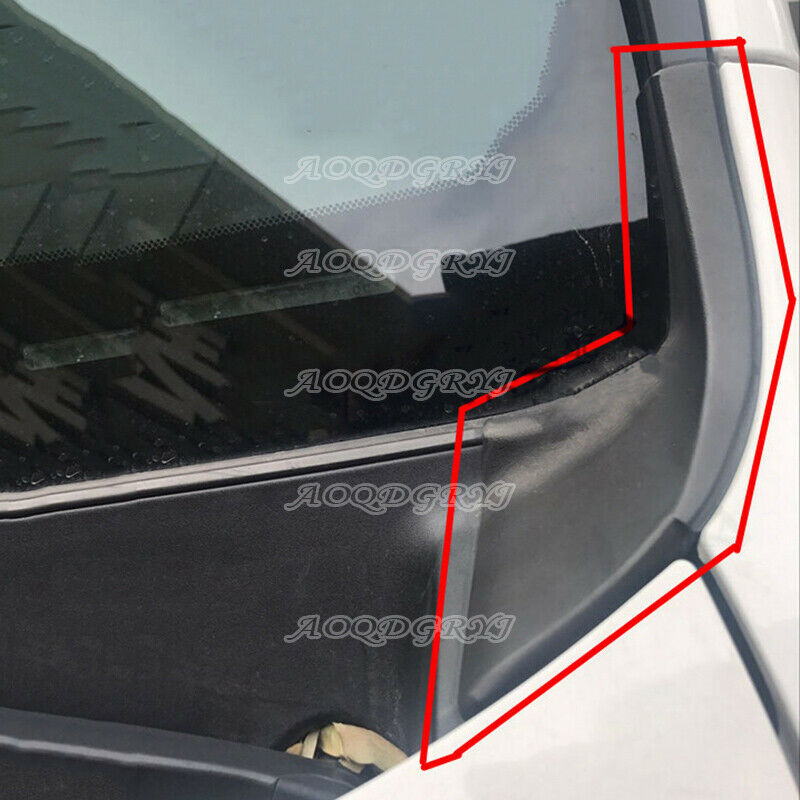 Front Wiper Rainwater Deflector Triangle Trim for Toyota Prado FJ/LC150 10-2017