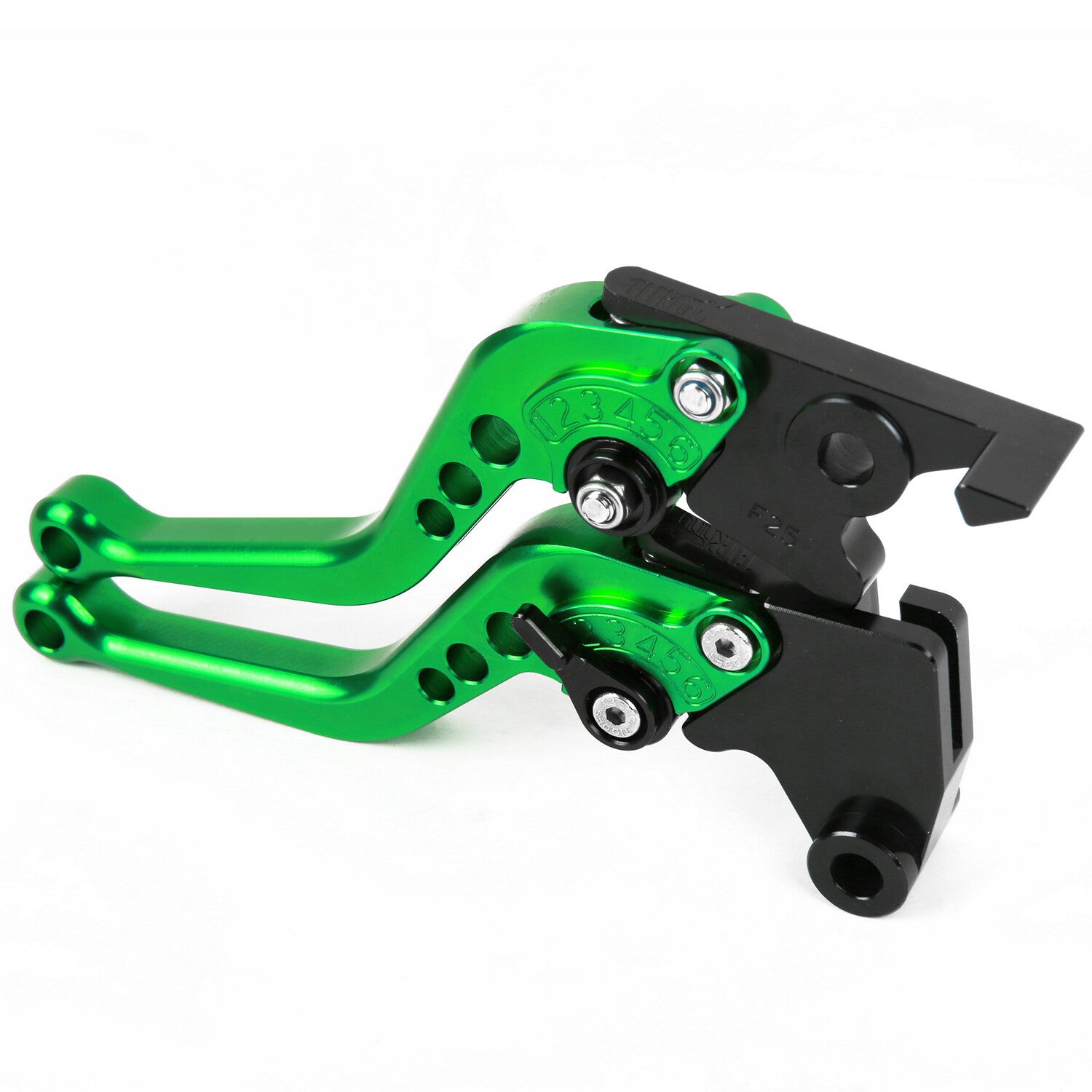 for Kawasaki 250R 08-12/ 300R 13-17 Short Clutch Brake Levers CNC Green US