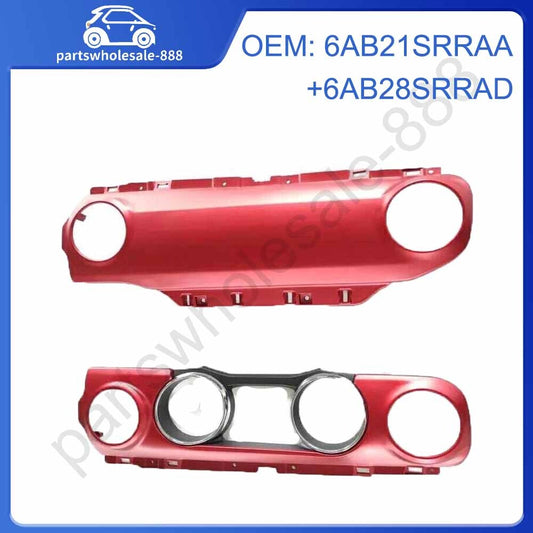 A pair of 6AB21SRRAA dashboard trims for the left and right sides of the 2018-2022 for Jeep for Wrangler JL Gladiator.
