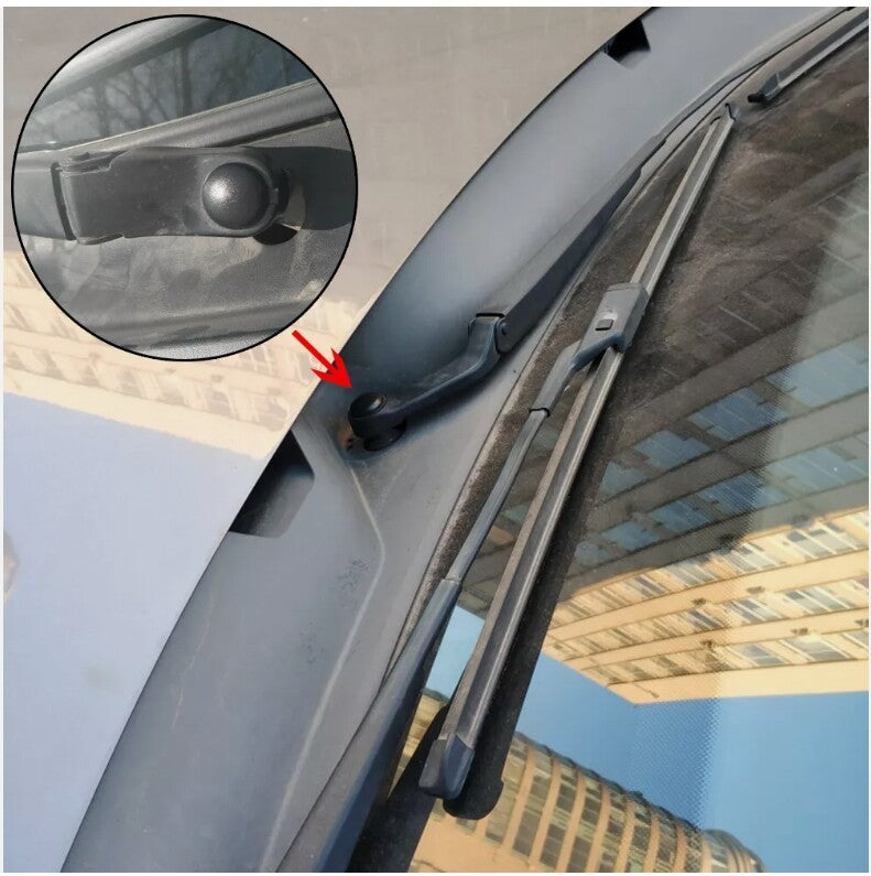 2x for VW for Skoda Front Windscreen Wiper Arm Nut Cover Cap Bolt Antirust Protector