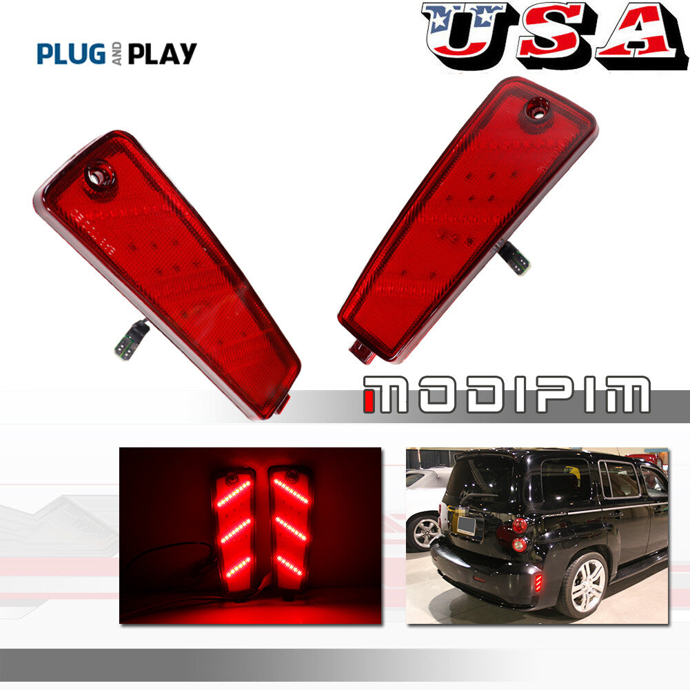 LH+RH Red lens, red LED rear indicator light applicable to 2006-2011 for Chevrolet HHR