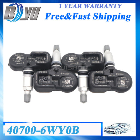 4x TPMS Tire Pressure Sensor For 2017 for Nissan Armada New Set of 4PCS 40700-6WY0B
