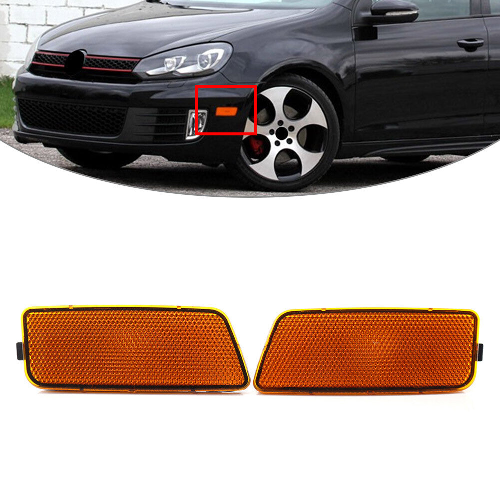 Frontsto?stange Blinker Side Marker Licht F¨¹r for VW for Golf MK6 2009-2013 Paar