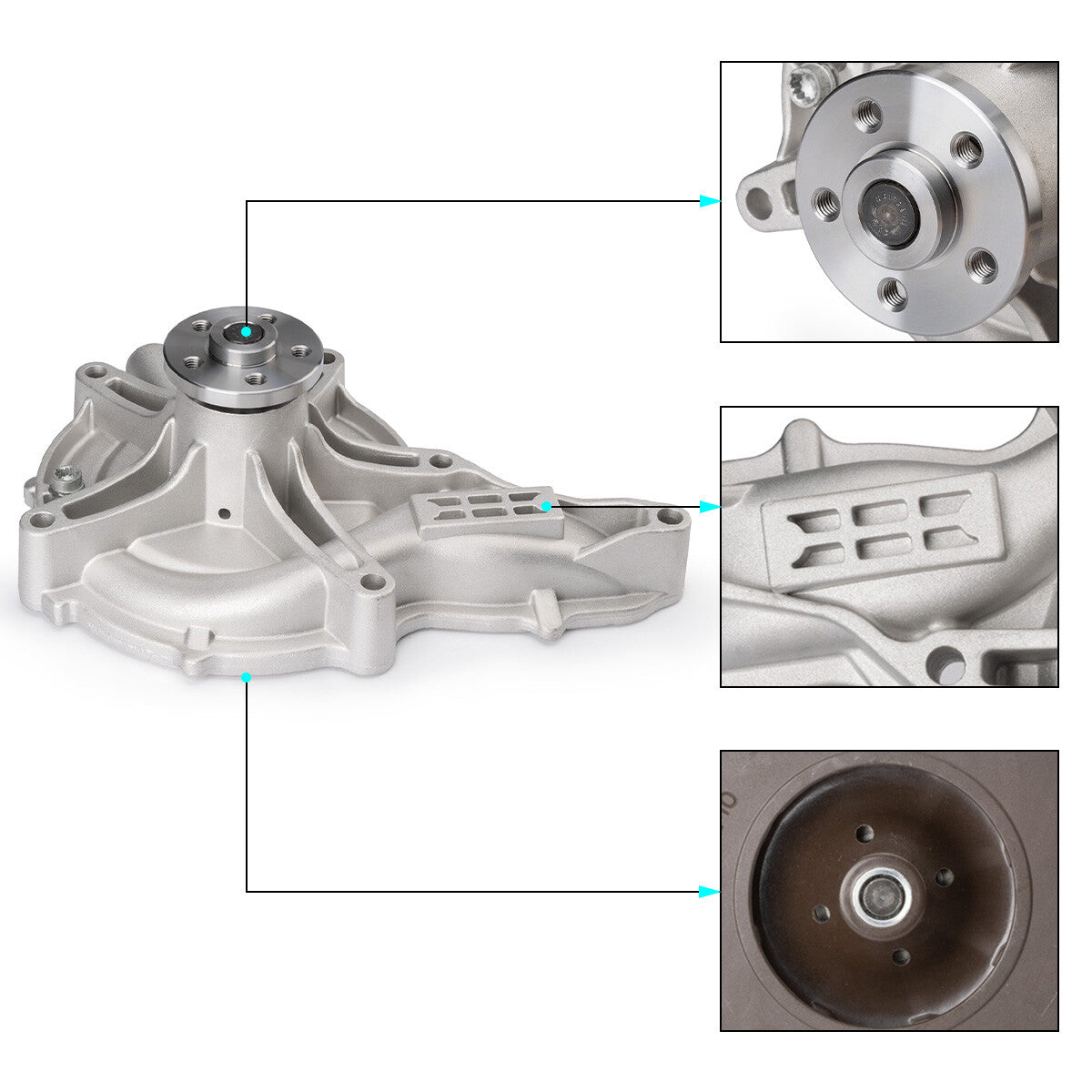 85109694 85124623 Water Pump for Volvo VAH VHD VNL VNM D11 D13 D16 for Mack MP7 MP8