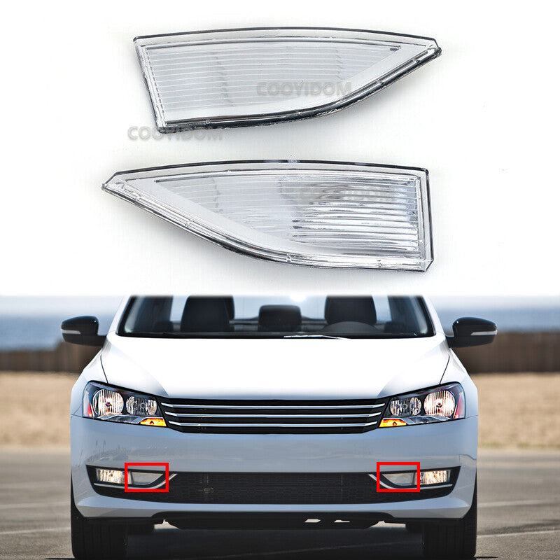 2Pcs Front Bumper Fog Light Reflector 1Pair For 2011-2015 for Volkswagen for VW for Passat