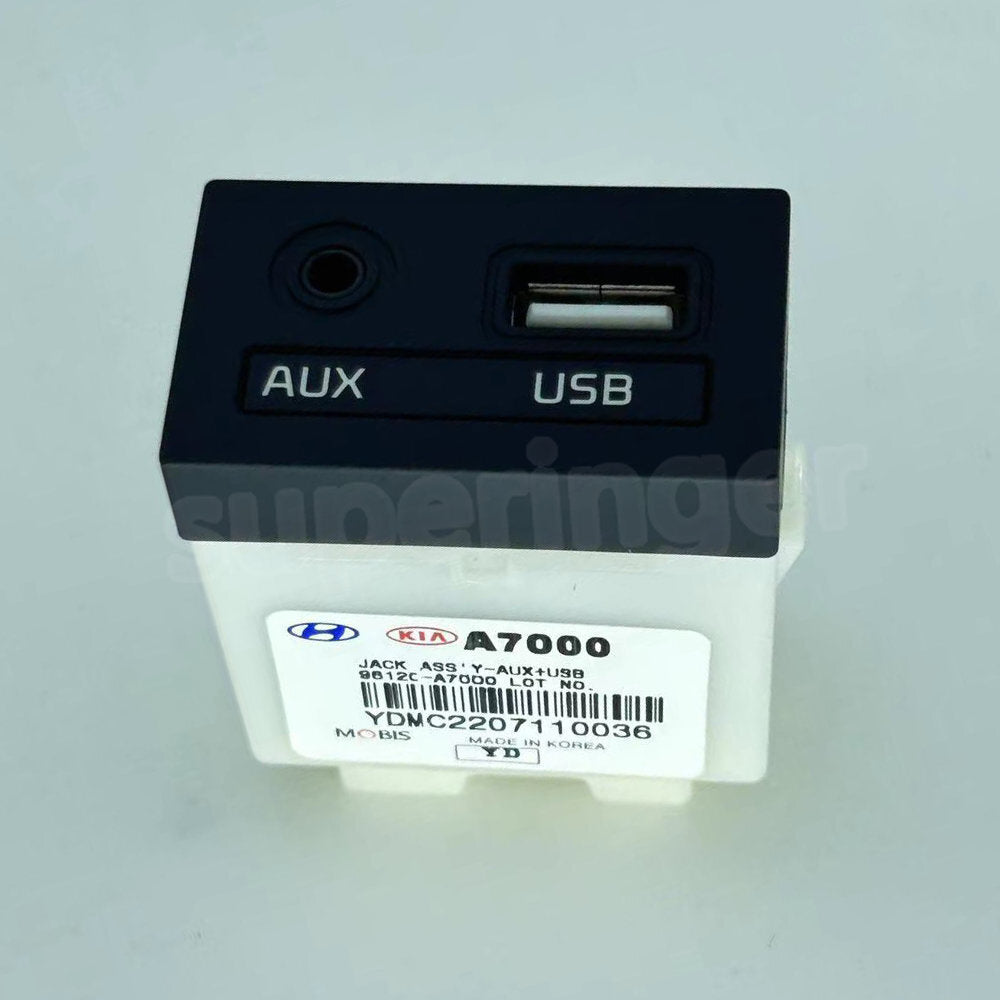AUX/USB socket assembly 96120A7000 for Kia Forte Cerato K3 2013-2015