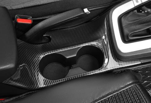 for Hyundai for Elantra 2016-2018 Carbon Fiber Central Console Gear Shift Cover Trim