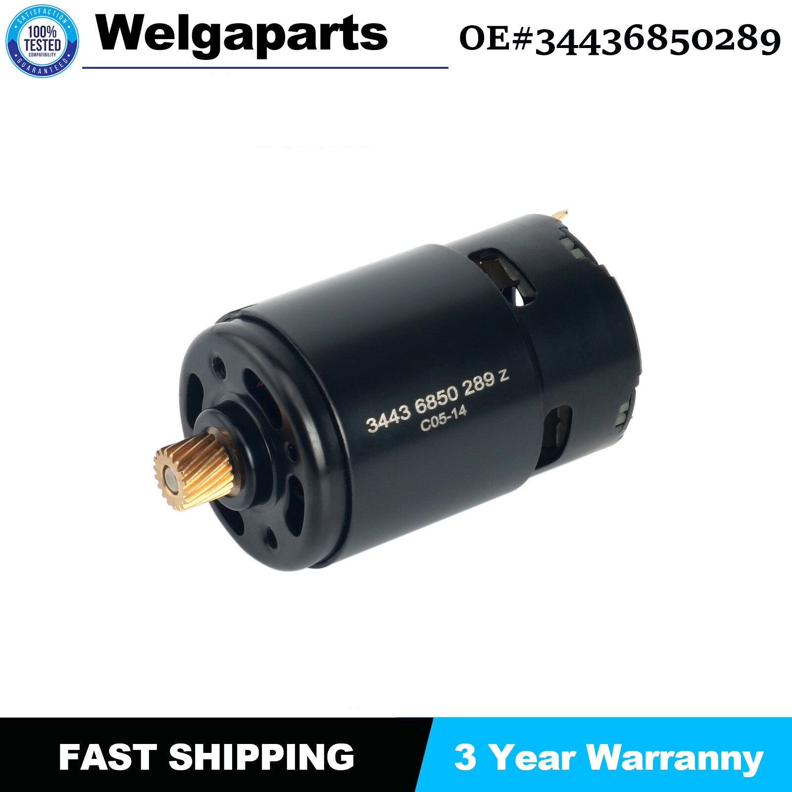 34436850289 for BMW X5 E70 X6 E71 New Parking Brake Handbrake Actuator Motor