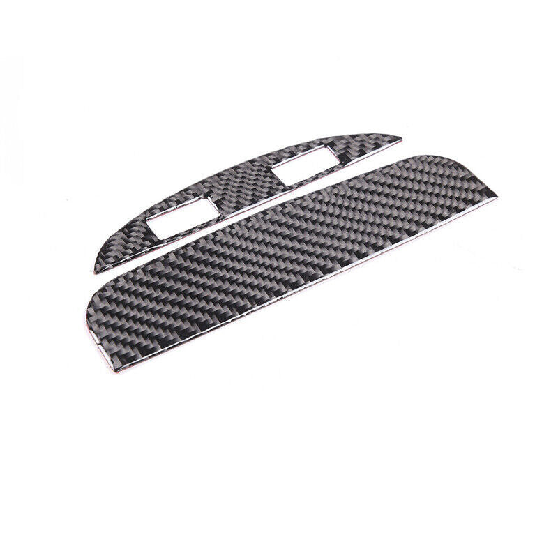 2x Carbon Fiber Rear Vent Trim Sticker for Maserati Ghibli 2014-2021