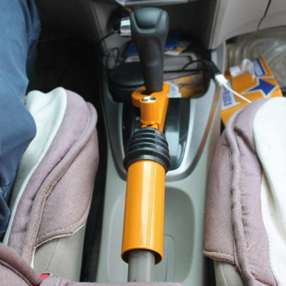 Handbrake to GearStick Lock Gear Fits Manual Automatic Cars Anti-Theft Device