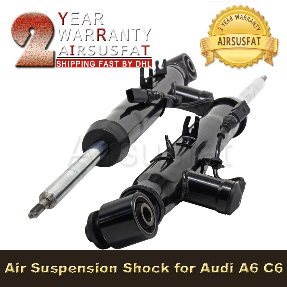 for Audi A6 S6 (C6 /4F) Pair Rear LR Air Suspension Shock Strut 4F0616031K