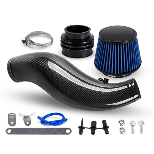 For 1992-2000 for Honda for Civic EK EG Real Carbon Fiber Air Intake Pipe Air Filter Kit