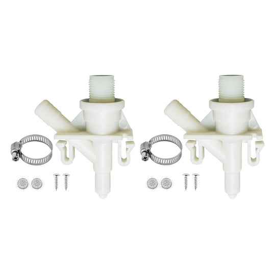 2x Upgraded For Dometic Pedal Flush Toilet Water Valve RV 385311641 300 310 320