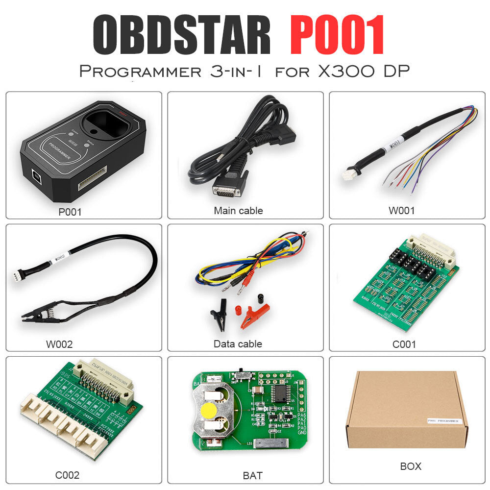 OBDSTAR P001 Progarmmer RFIDRe-new K?y  EEPROM Functions FOR X300 DP Master