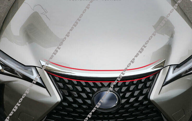 for Lexus UX 200 250h 2019-22 Chrome Car Front Hood Bonnet Grille Lip Cover Trim