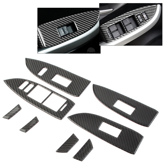 for Toyota Prius 2012-15 8x LHD Car Door Window Lift Switch Panel Cover Trim