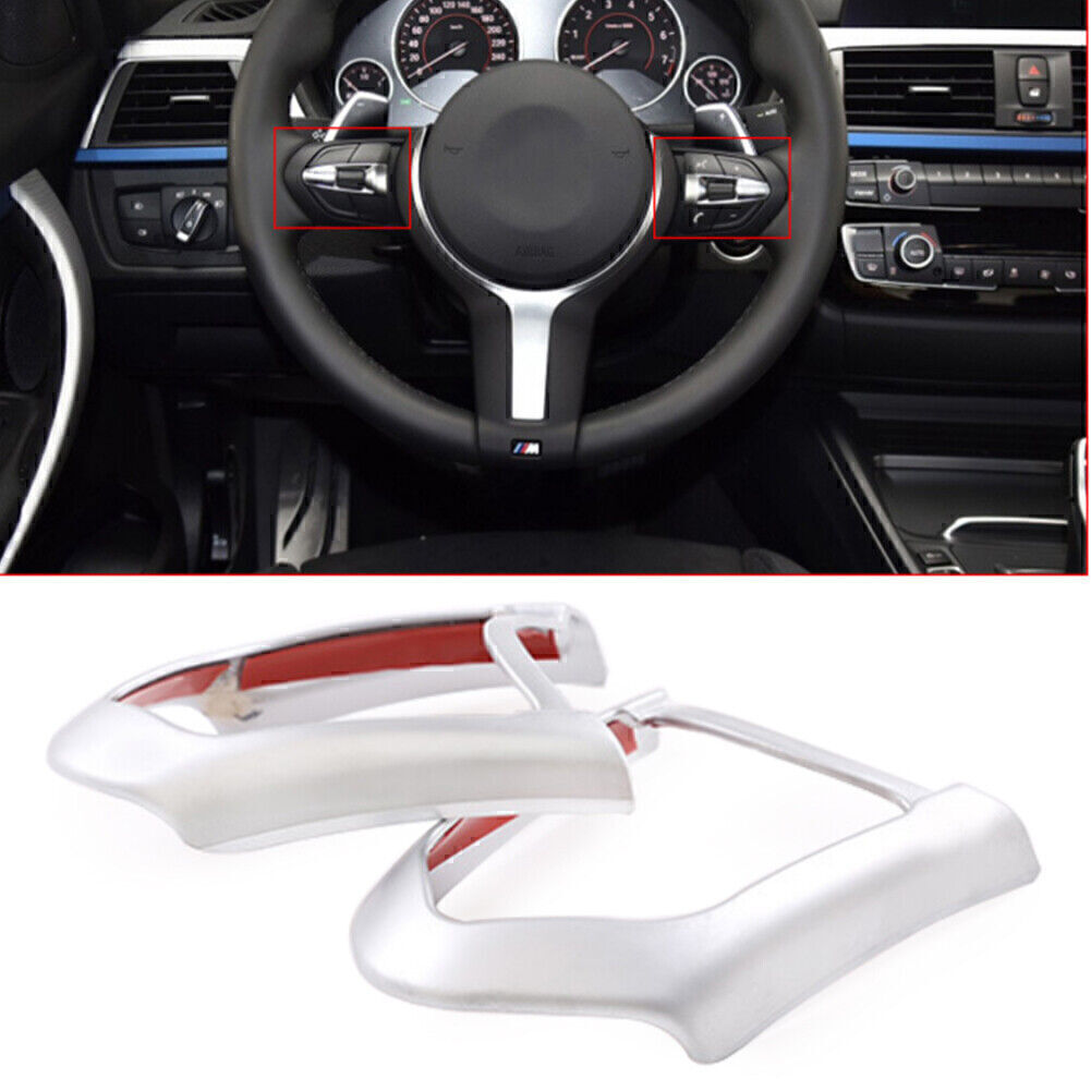 Steering Wheel Decoration Frame Cover Trim Fit for BMW M3 M4 M5 1 3 series X5M