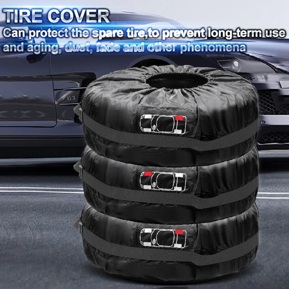 Seasonal Tire Totes, Spare Tire Cover, Portable Wheel Bags for 13 to 18 Tire