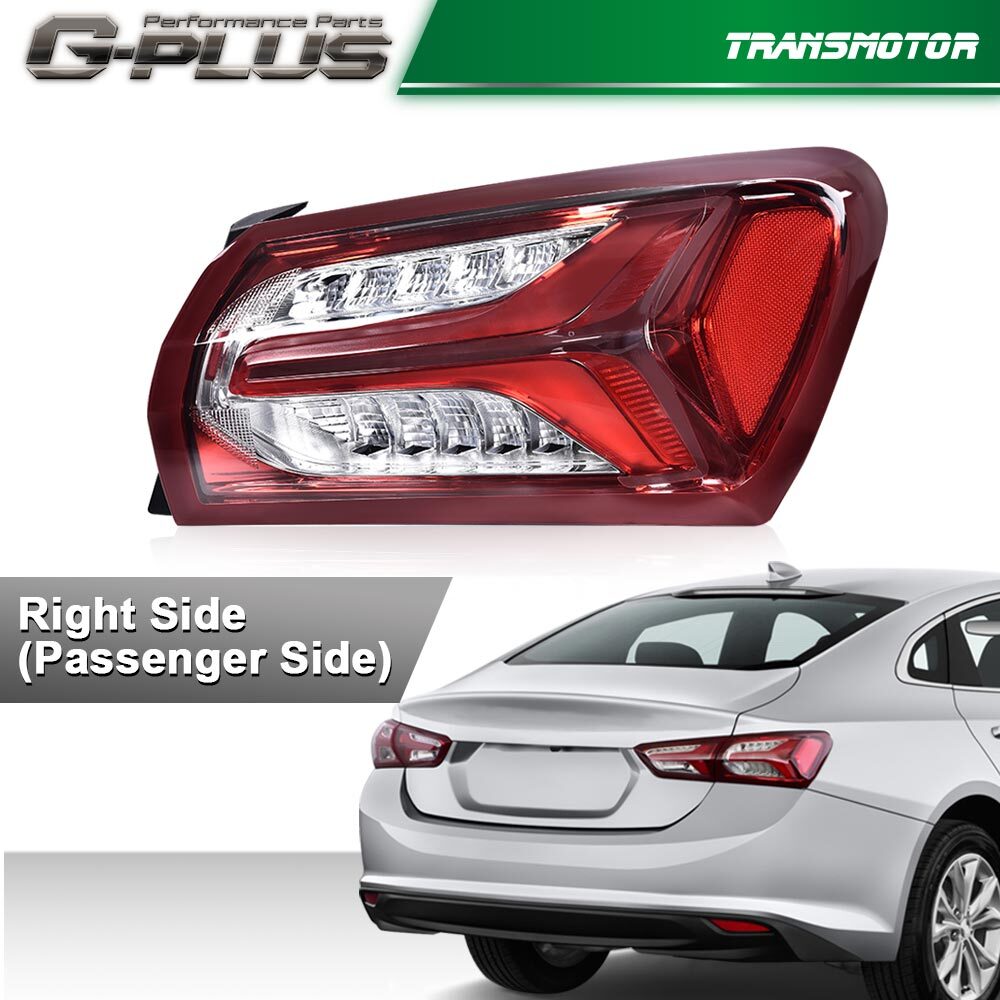 Suitable for 2019-2022 for Chevrolet Malibu LED taillights, right-hand passenger side brake light.