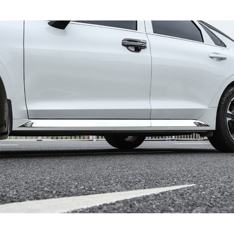 for Kia K5 2021-2024 Stainless Side Door Body Molding Skirt Guard Cover Trim 4X