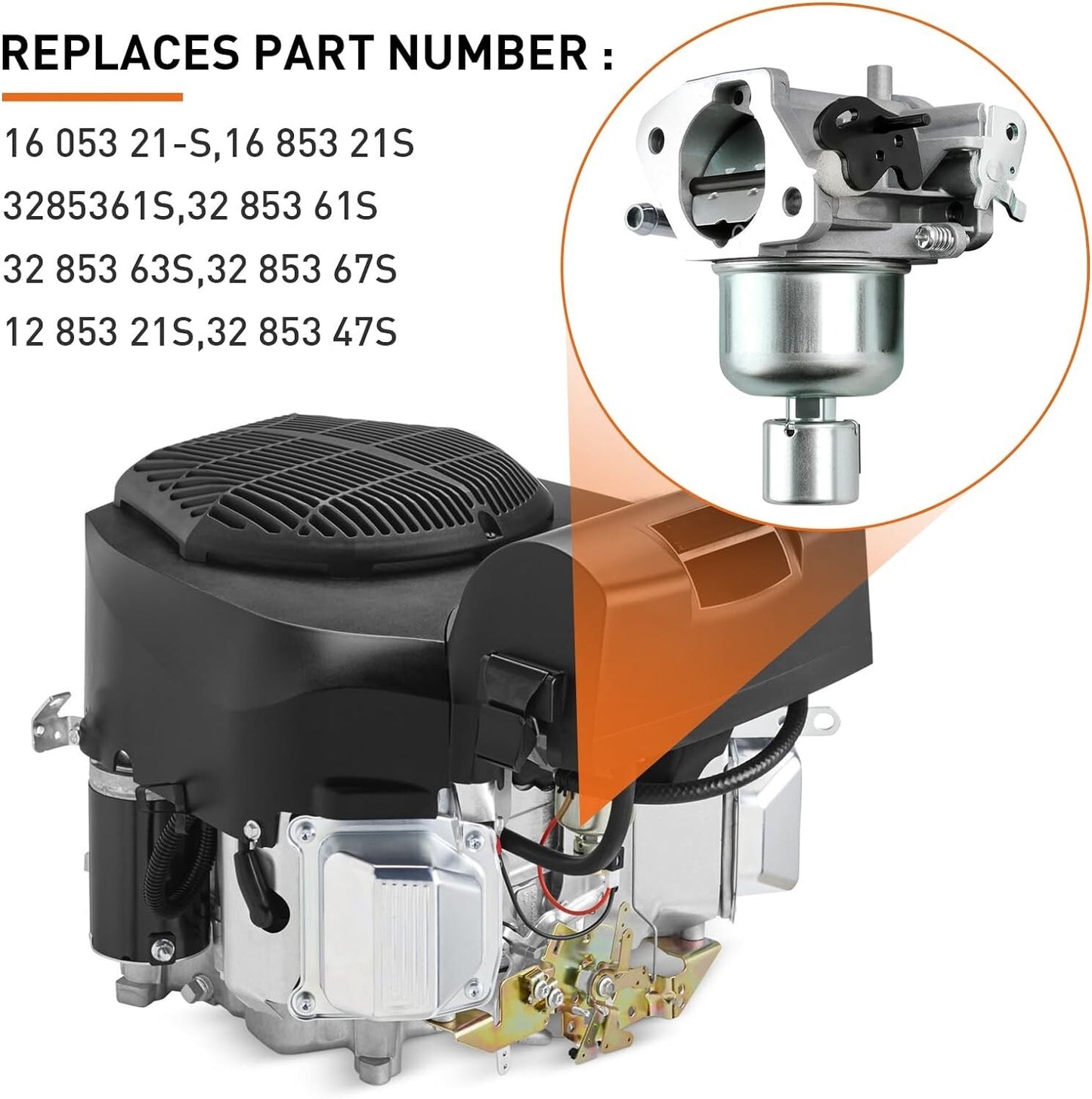 Carburetor Carb for Kohler KT725 7000 Series Engine 22HP 23HP 24HP 25HP 26HP