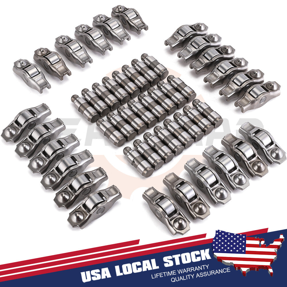 24 Set Rocker Arms Lifters Valve Kit For 2011-2016 3.6L for Chrysler for Dodge for Jeep for Ram