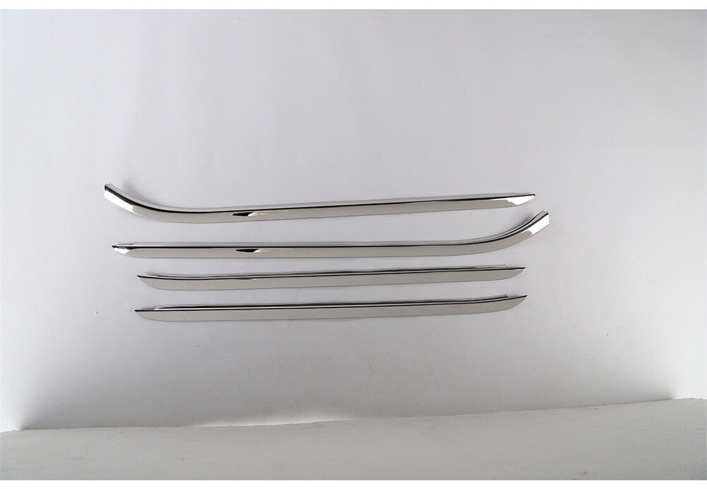 Steel Chrome Door Window Bottom Strips Cover for Jeep for Wrangler JL JT 4door 2018+