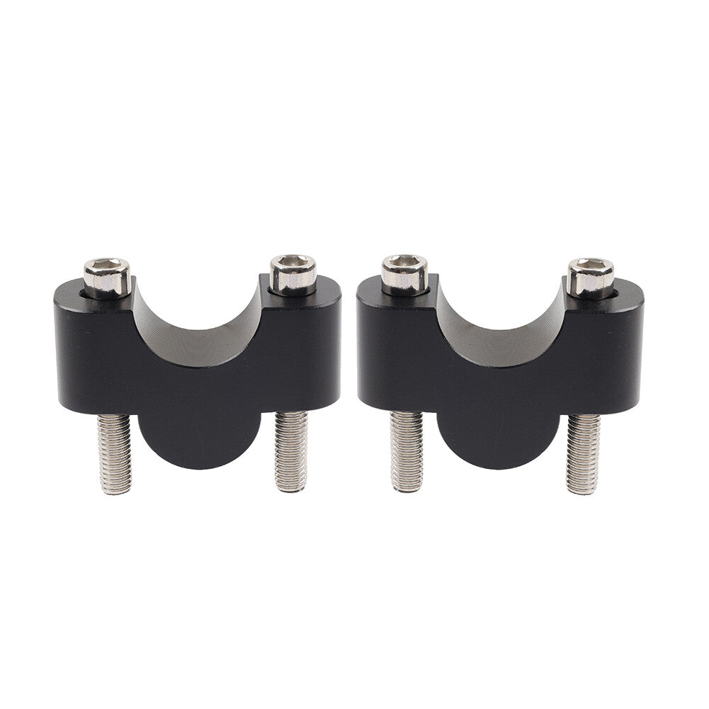 Black Handlebar Riser Lift Kit Clamps 1 Bar 25mm Height for Honda for Kawasaki