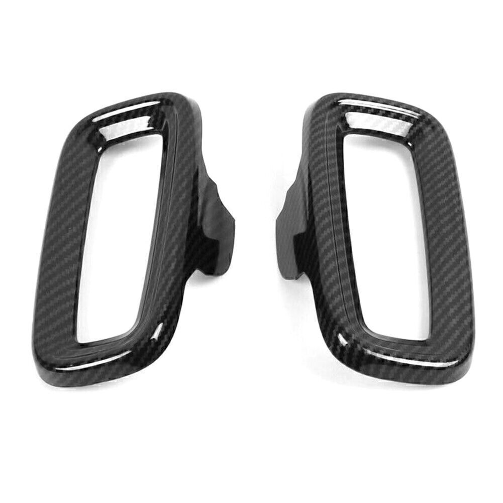 Fit 2018-2020 for Volvo XC40 Dashboard Side Air Vent Outlet Cover Trim Carbon Fiber