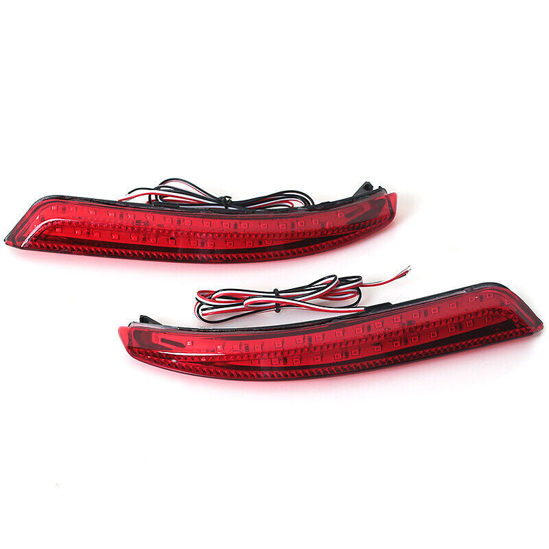 A pair of rear bumper reflector brake lights for the 2009 for Nissan Almera Bluebird Sylphy 11.