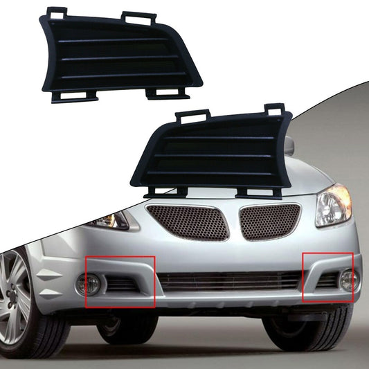 1 Pair Set Front Bumper Fog Light Cover Left Right for Pontiac Vibe 2005-2008