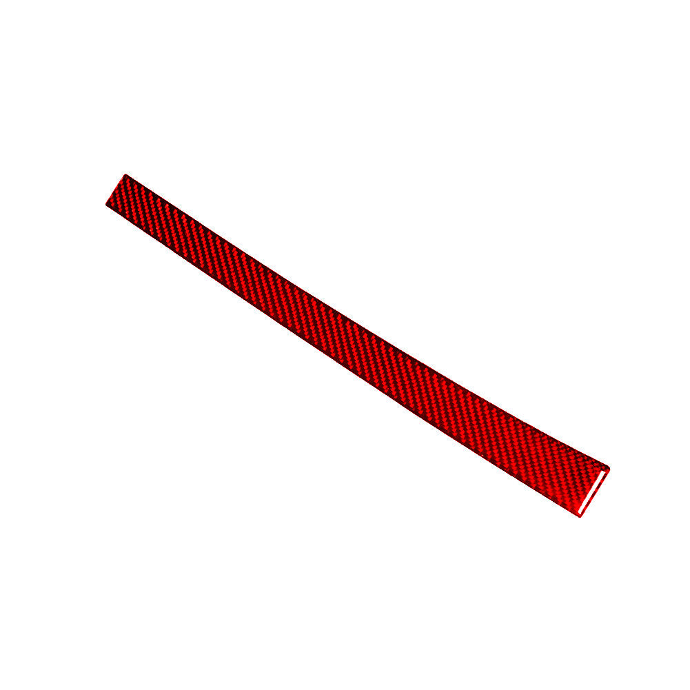 Red for Co -pilot Dashboard Trim Strip Cover Carbon Fiber for Chevrolet Camaro 16-18