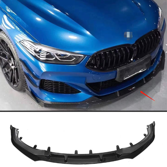 Gloss Black Front Bumper Splitters Lip for BMW 8 Series G14 G15 G16 2018 19-23