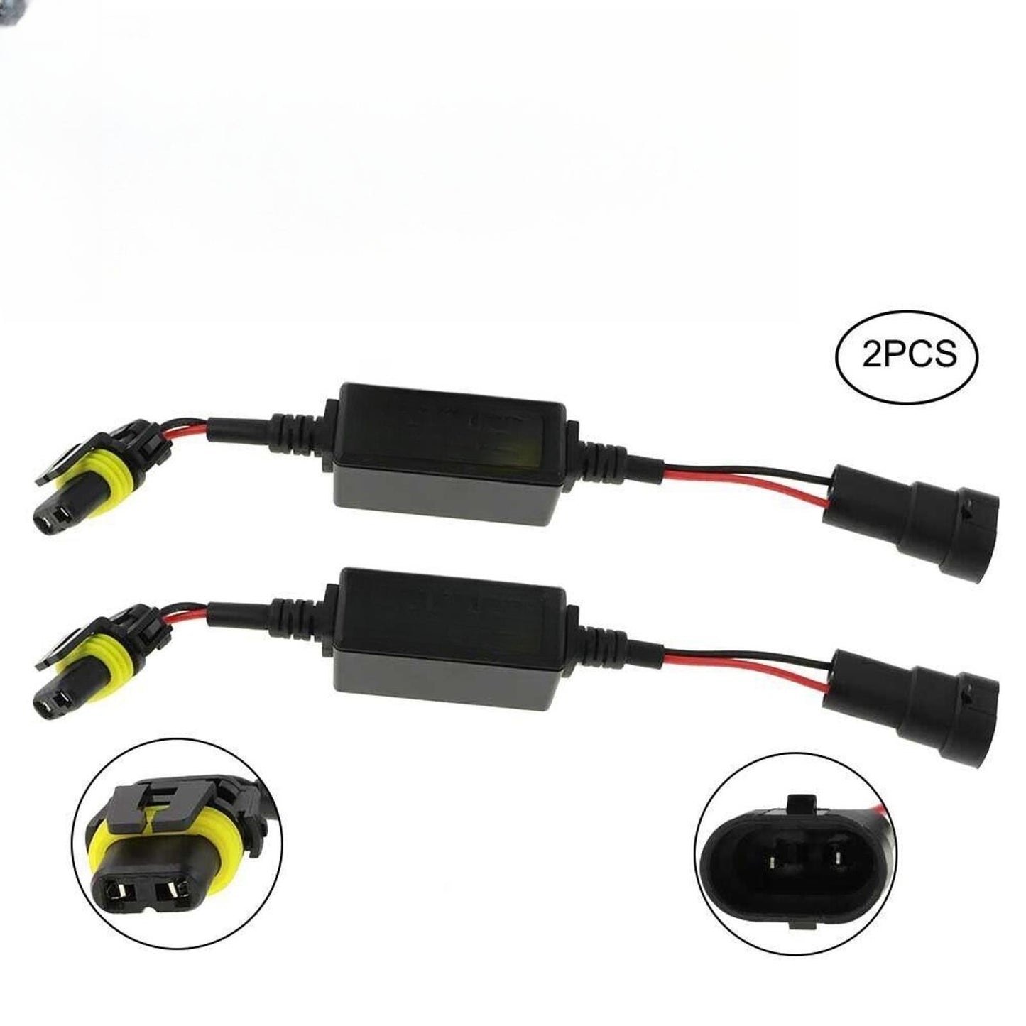 2x LED 9005/9006/9012 Headlight Canbus Error Anti Flicker Resistor Decoder