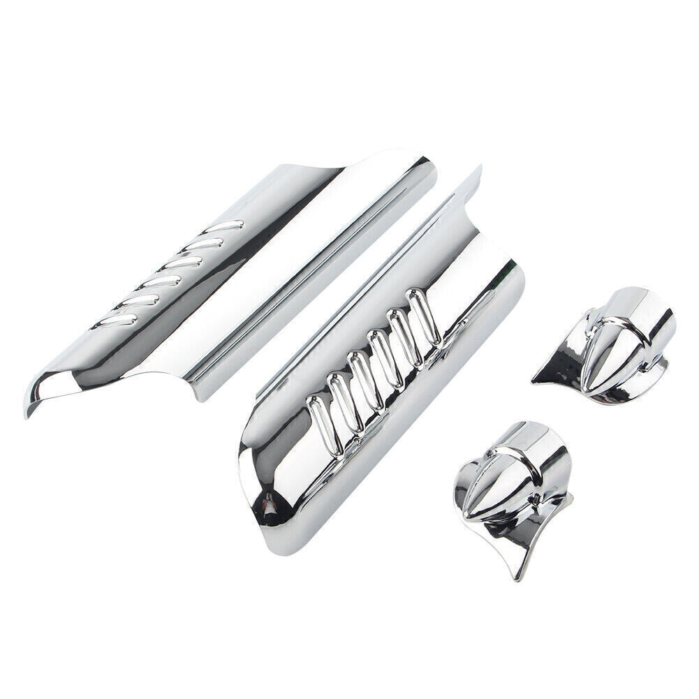 Fork Lower Leg Deflectors Shield Cover Fit for Harley Touring FLHT 2000-2013 cl
