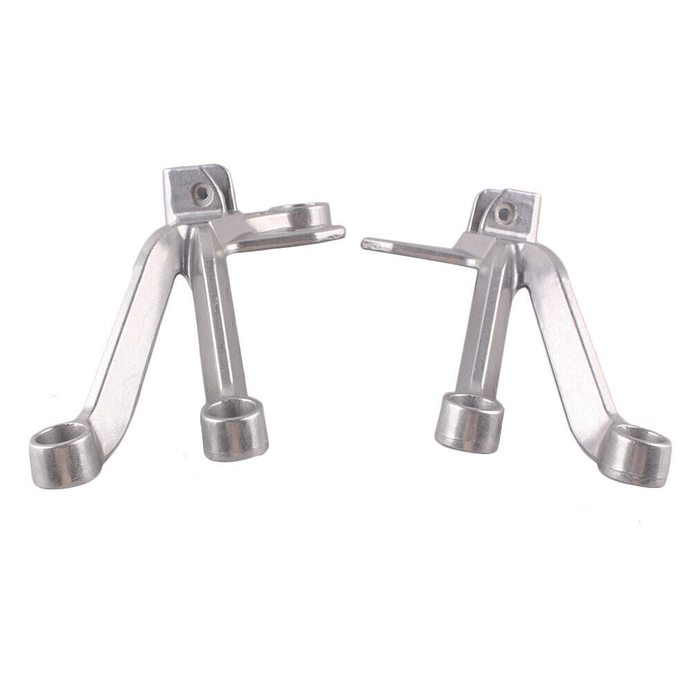 1x Rear Passenger Footrest Foot Pegs Brackets for Suzuki GSXR 1000 2003 2004 K3