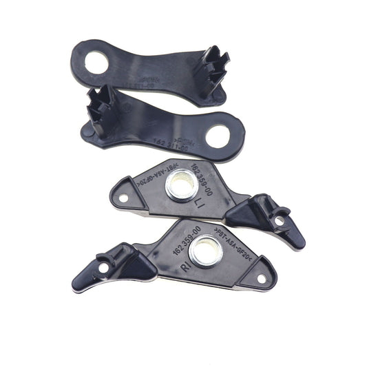 2 pairs of headlight repair bracket clips for BMW 5 Series E60 E61 (black, 525i, 545i)