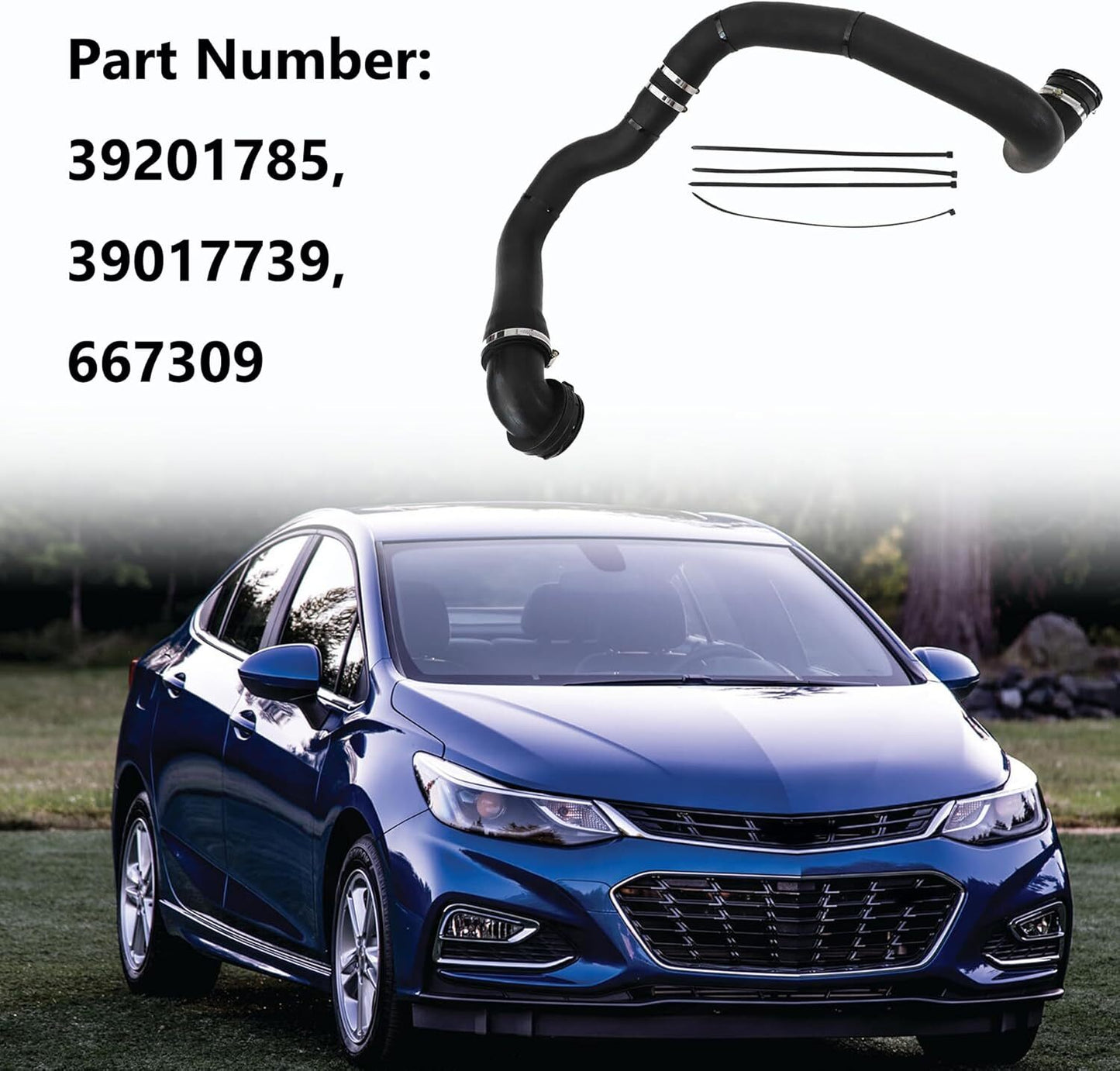 39017739 Engine Intercooler Outlet Hose Fits 2016 - 2019 for Chevrolet for Cruze 1.4L