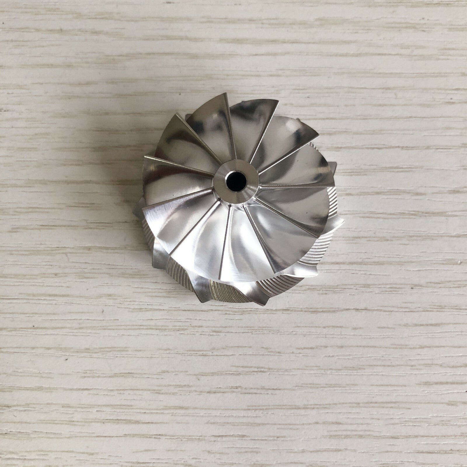 TD03 11+0 Blade 39.10/46.00 mm High-Performance Turbine Billet Compressor Wheel