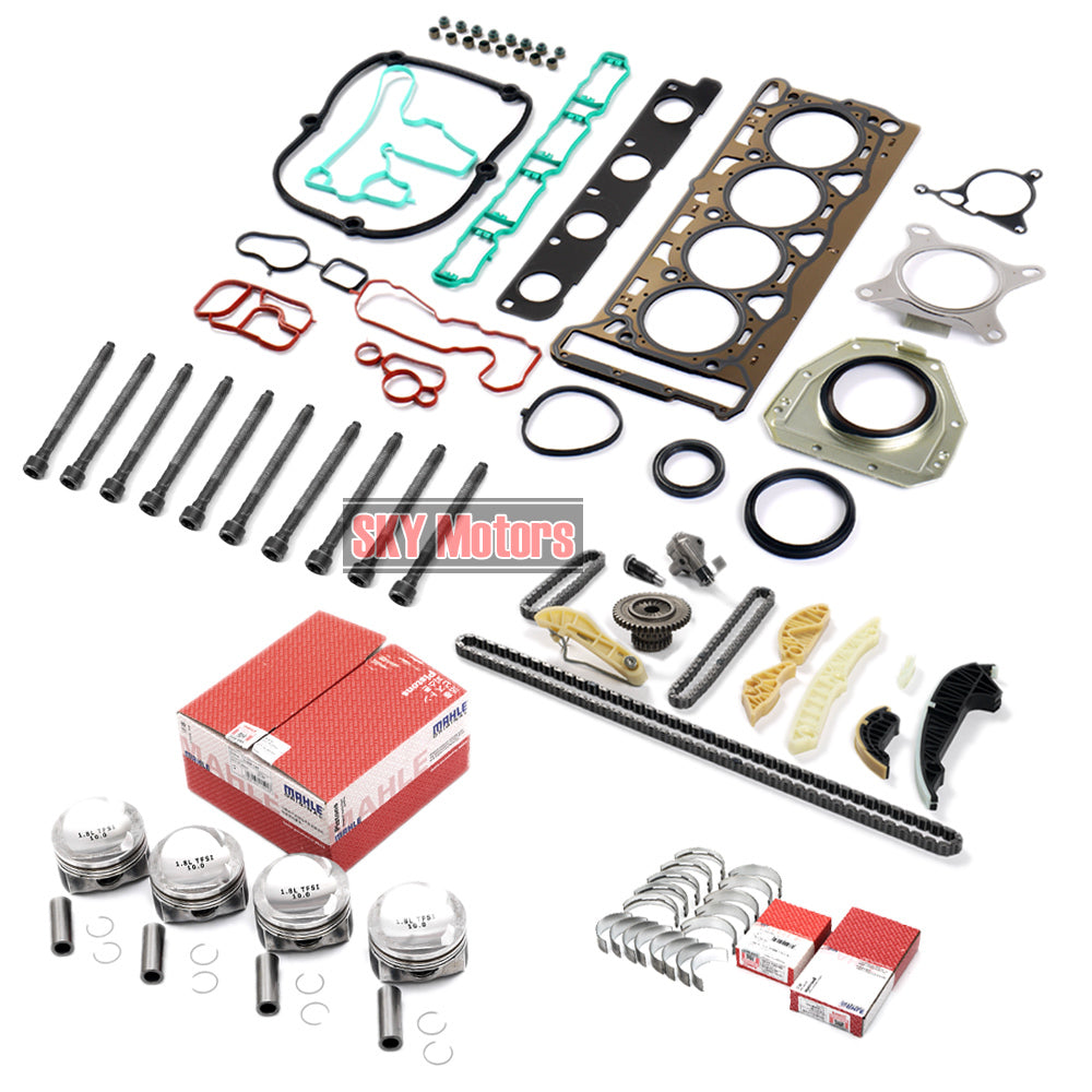 Engine Cylinder Rebuild Overhaul Kit for VW for AUDI A3 A4 1.8 TFSI CDAA CDHA CDHB