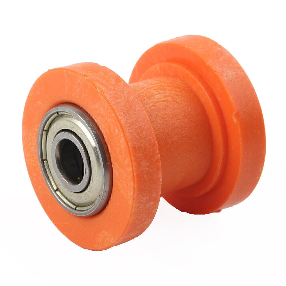 For Dirt Pit Bike For 8mm Orange Chain Roller Slider Tensioner Guide Pulley