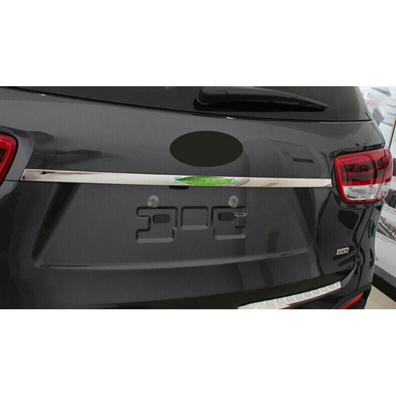 for Kia Sorento 2016-2020 Chrome Steel Rear Door Trunk Lid Tailgate Strip cover