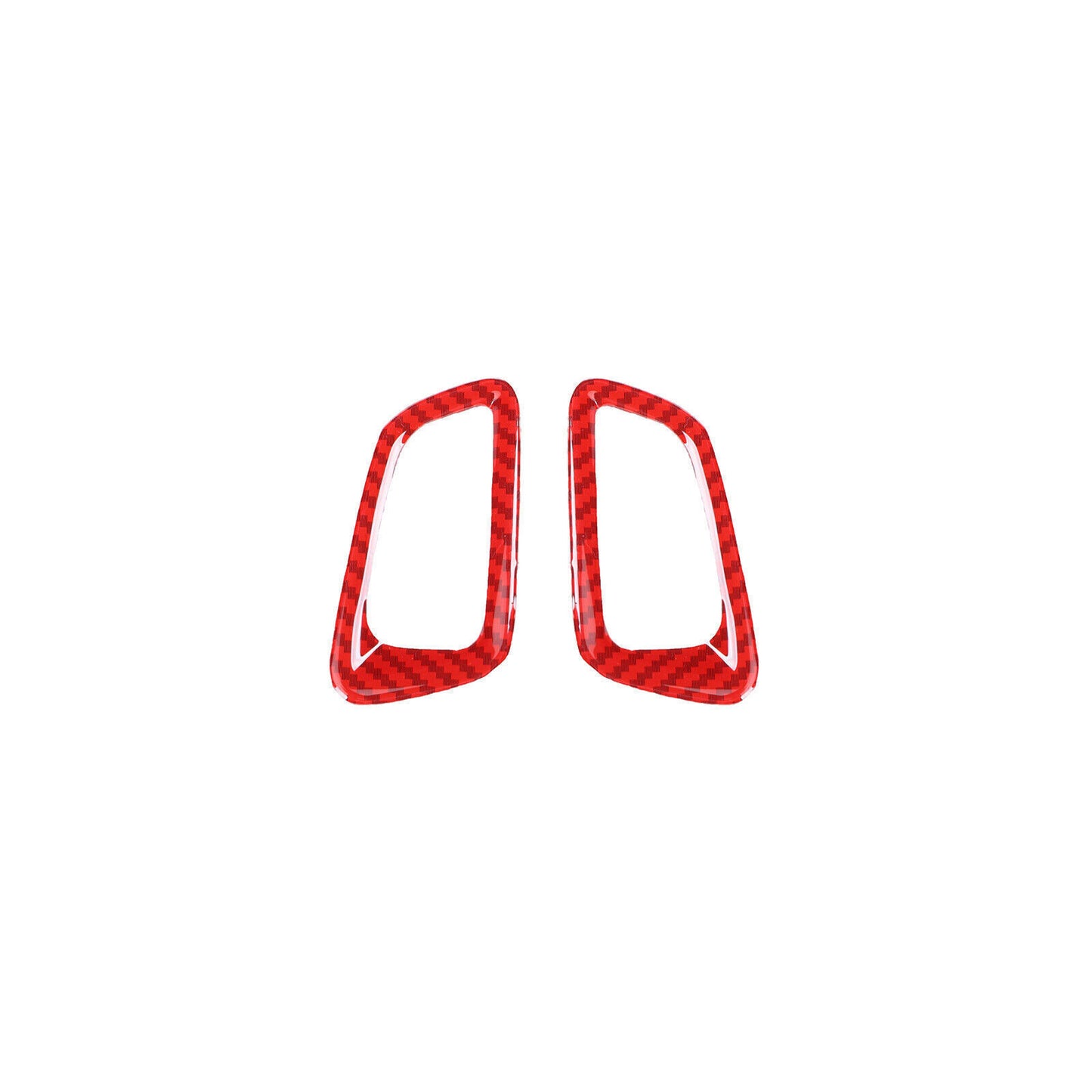 Instrument LR Air Outlet Vent Trim for Nissan Sentra 2020-22 Red Carbon Fiber