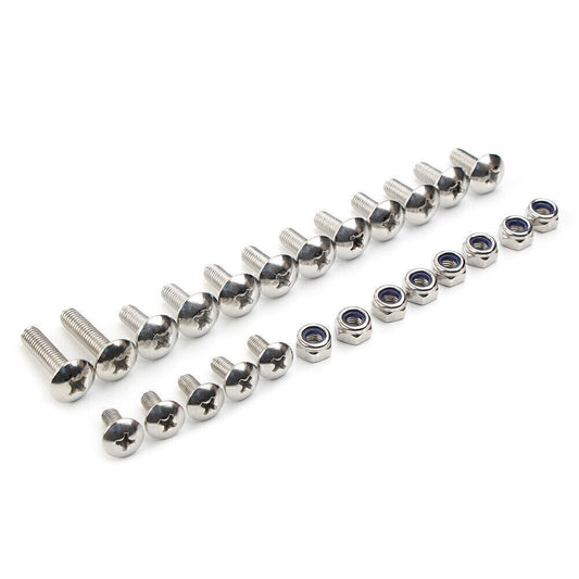 25PCS for Yamaha Banshee Fender Bolt Screw Nut Mount Kit Plastics Hardware