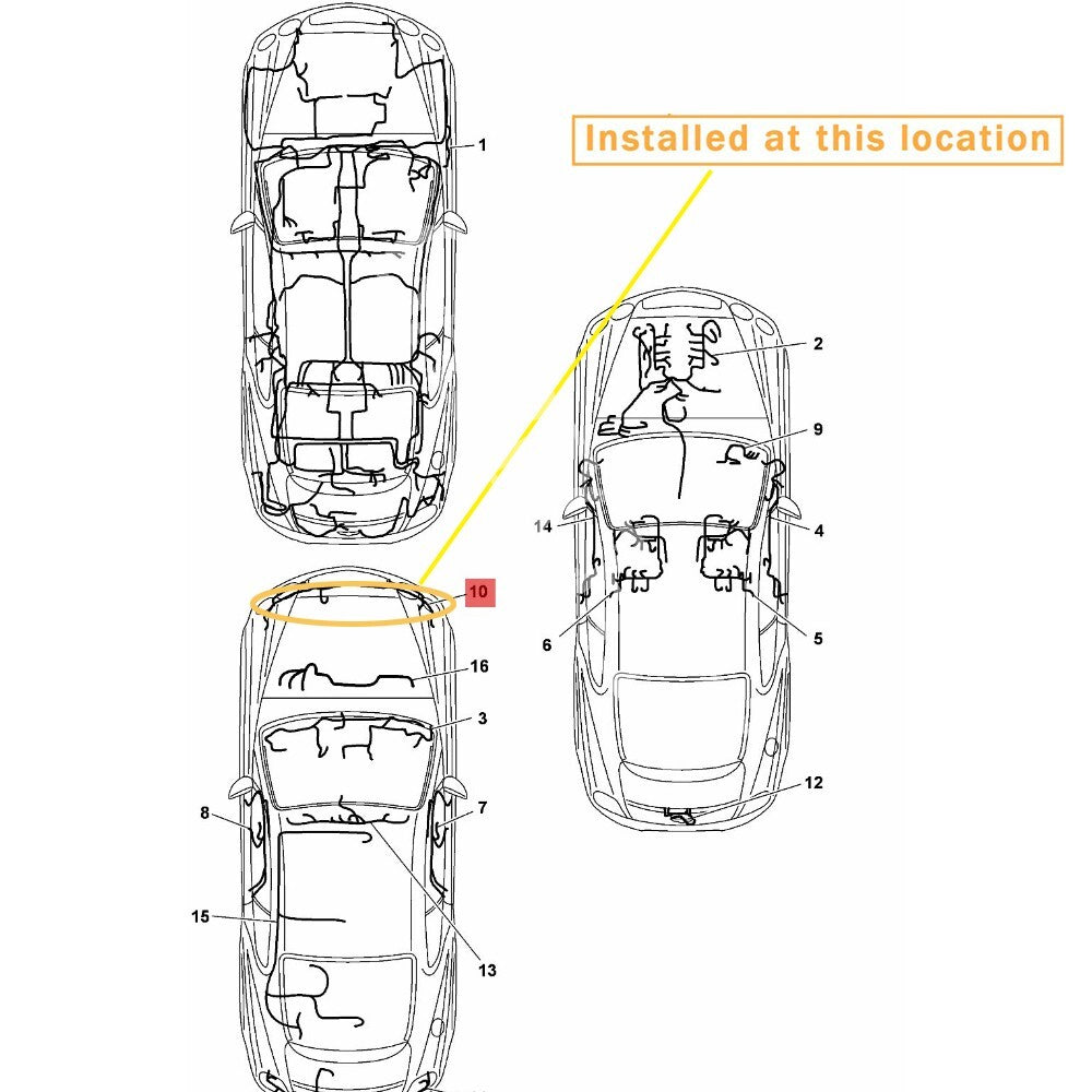 Equipment Manufacturer ( ) for Bentley Flying Spur bumper seatbelts: 3W0971095P