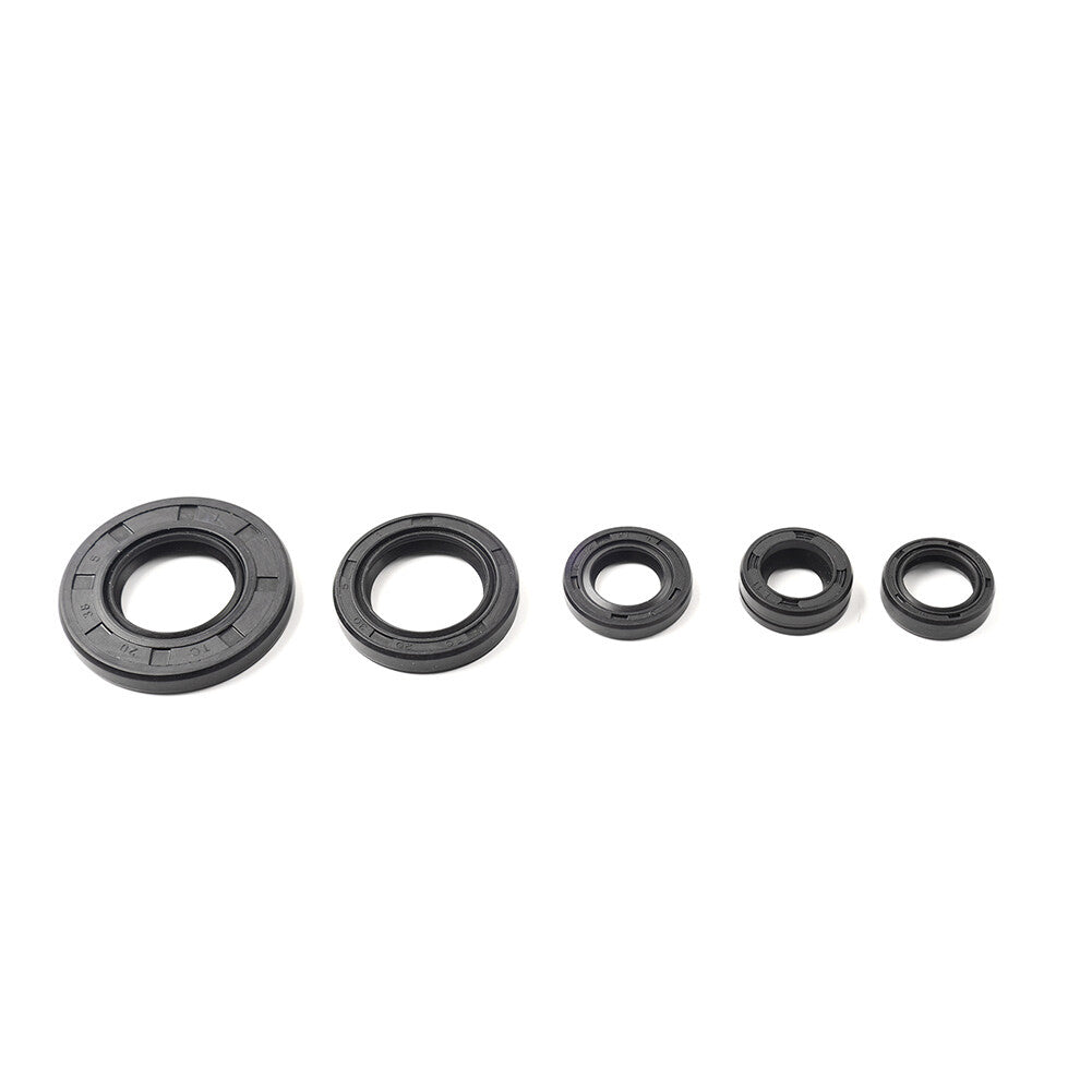 Motorcycle Engine Gear Shaft Oil Seal Set 5Pcs for Yamaha YBR125 5VL