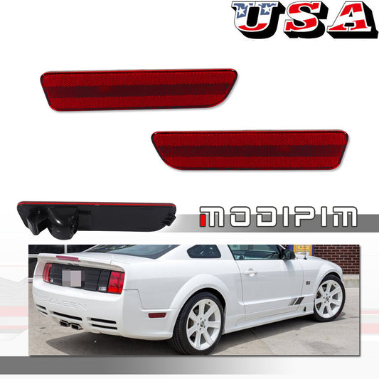 OE-Spec Red Rear Fender Side Marker Reflector for 05, 06, 08, 09 for Ford Mustangs
