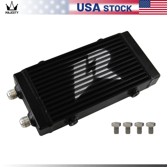 Universal Dual Pass Bar  Plate Oil Cooler Small Core:9.5x5.5x1.58 AN10 Size